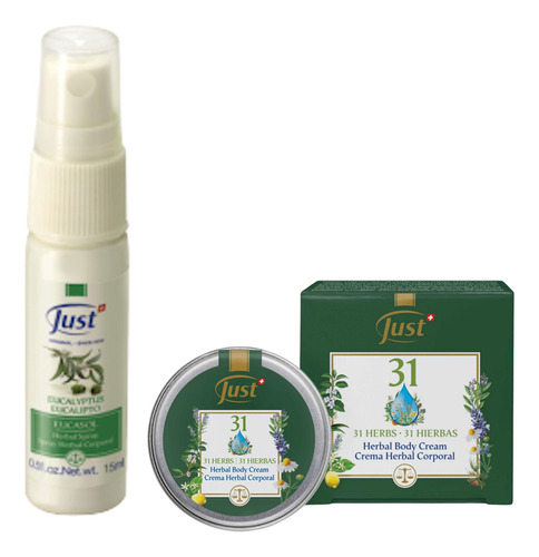 Pack Eucasol 15ml + Crema Herbal Oleo 31 - Original Just