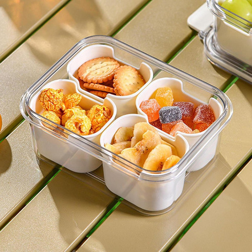 Bandeja Para Servir Dividida, Caja Con Compartimentos,