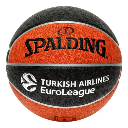 Pelota Basquet Spalding Euroleague Tf-500 Nº7 Cuero Basket