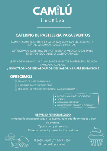 Catering Camilu Pasteleria
