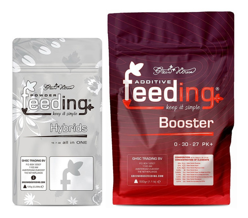 Fertilizante Powder Feeding Hybrids 125grs Pk Booster 500gr