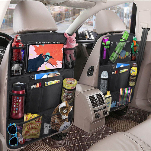 Organizador Para Asiento Trasero De Coche, Tela Oxford, 2 Un