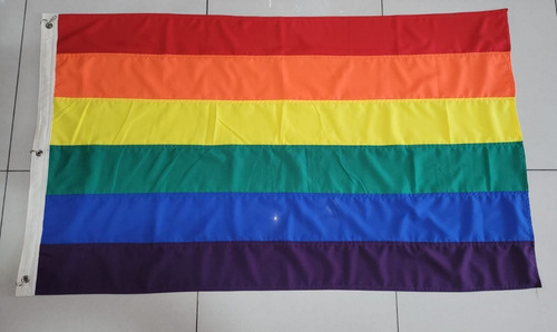 Banderas De Arcoiris, Orgullo Gay Lgbt. Reforzada Con Loneta