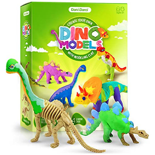 Dino Models Clay Craft Kit Dinosaur Arts And Crafts Niã...