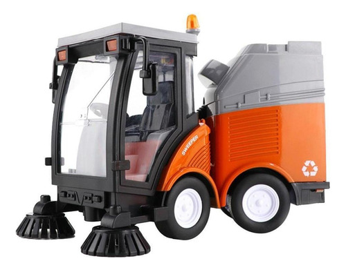 Modelo De Simulación De Camión De Basura De Coche