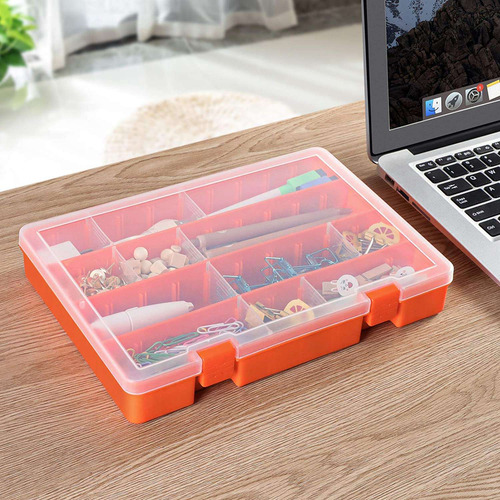 Caja Organizadora De Plástico Con Separadores Ajustables, 36