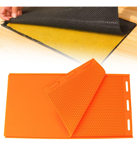 Hoja De La Fundación Beeswax, Láminas De Panal, Naranja