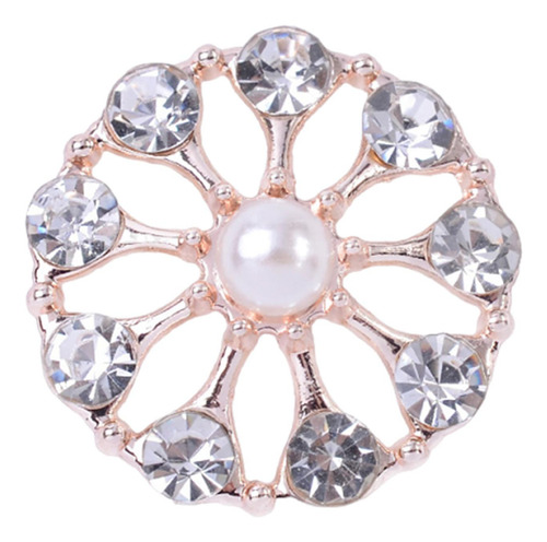10 Piezas De Adornos De Flores Con Diamantes De Tipo F