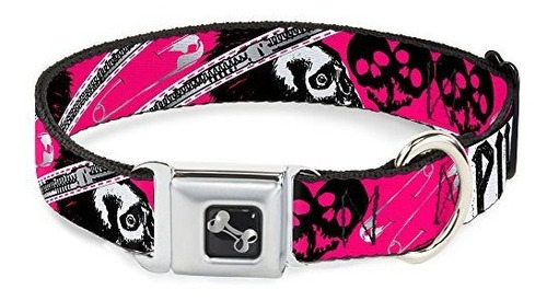 Collar De Perros Seatbelt Buckle Punk Princess Kou3u