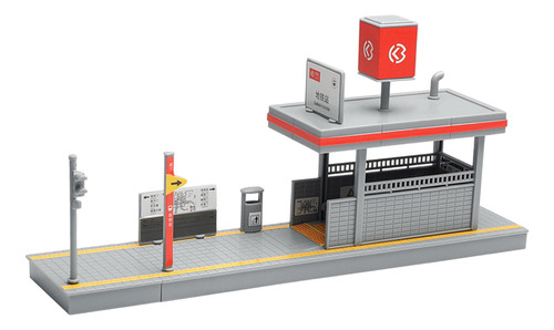 Modelo De Estación De Metro Diy 1/64, Colección De