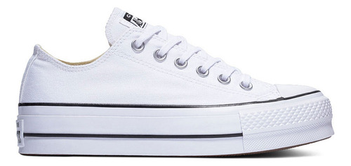 Zapatillas Converse Ct As Platform Ox White Mujer