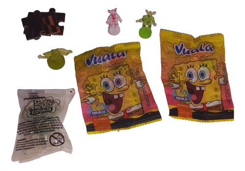 Set Bob Esponja -five Nights At Fredies -vuala Figuras (Usado)