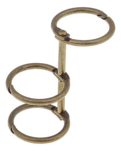 3 Anillos Para Encuadernar Hojas Individuales De Metal, 3 A