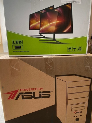 Computador Asus Completo Com Monitor, Teclado E Mouse