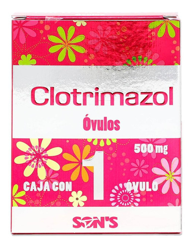 Clotrimazol, Caja Con 1 Ovulo De 500 Mg, Sons