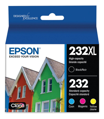 Epson T232 Claria Tinta Genuina Pack Tinta Negra Xl Y Color