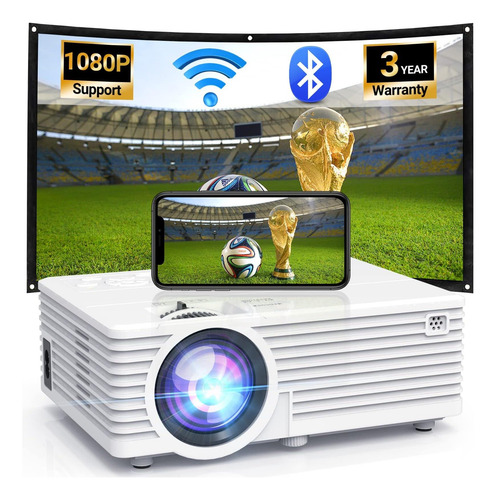 Proyector Con Wifi Y Bluetooth, Proyector De Películas Caser