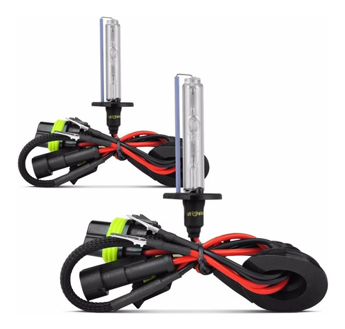 Imagem 2 de 5 de Kit Xenon Completo Automotivo H3 8000k Azul C/reator Slim