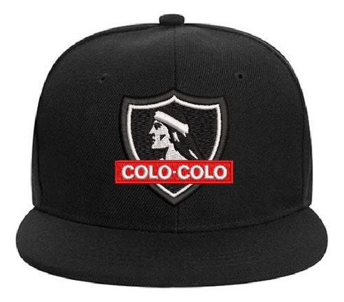 Gorro Snapback Visera Plana Colo Colo Futbol Bordado 