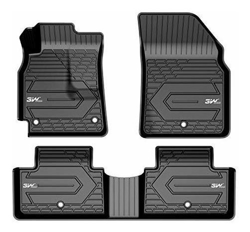 Mats De Piso 3w Compatibles Para Chevrolet Silverado Cwn1j