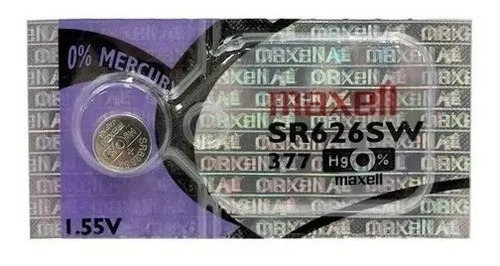 Imagen 2 de 4 de Set 40pilas Maxell 377 Sr626sw Silver Oxide
