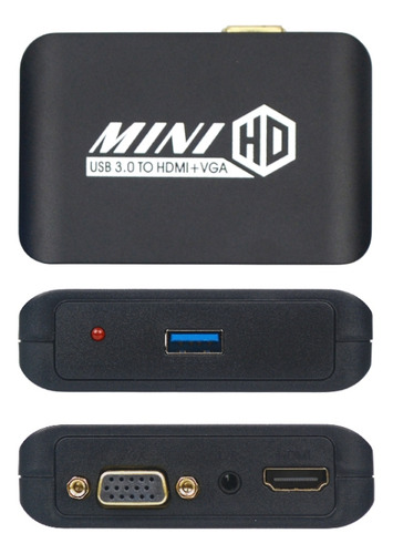 Adaptador Usb3.0 Para Hdmi+vga