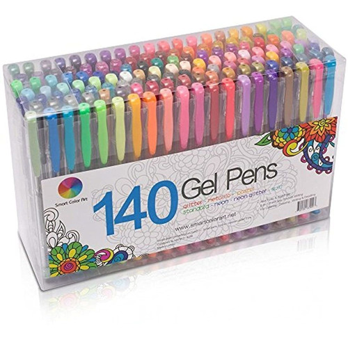Smart Color Art 140 Colores Gel Plumas Set Gel Pen Para Adul