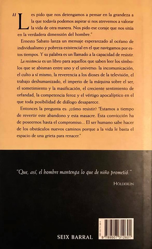 La Resistencia - Ernesto Sabato (Usado)