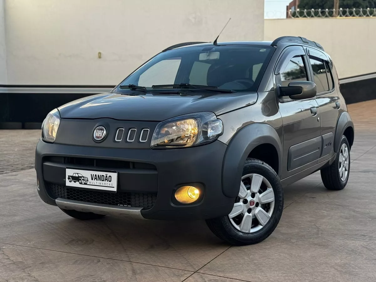 Fiat Uno Cinza 2012