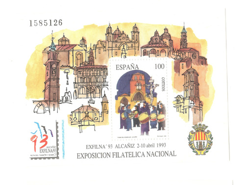 España Hojita Exfilna Alcañiz 1993 Iglesias 