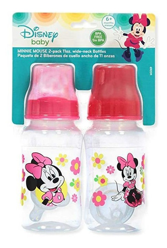 Disney Minnie Mouse Sentarse Bastante Paquete De 2 Botella