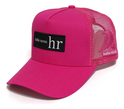 Gorro Snapback Marca Helle Raven Etiqueta Color Fucsia