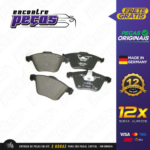 Pastilha Freio Dianteira Volvo S40 2.4 2004-2010 Original