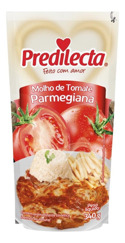 Molho Parmegiana 340g Sachê Predilecta