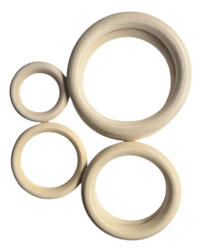 comprar 10 Anillos De Bamboo 60 Mm Para Sonajeros Amigurumi Crochet