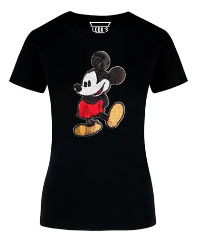 Camiseta mickey mouse mujer lentejuelas new arrivals