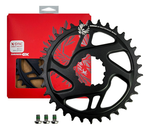 Coronilla Plato Sram Gx Eagle 12v 34t 3mm De Montaje Directo