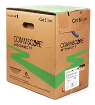 Comprar Cable Utp Amp Commscope 305mts Cat6 Azul Red 100% Cobre