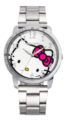 Reloj De Mujer Hello Kitty De Acero