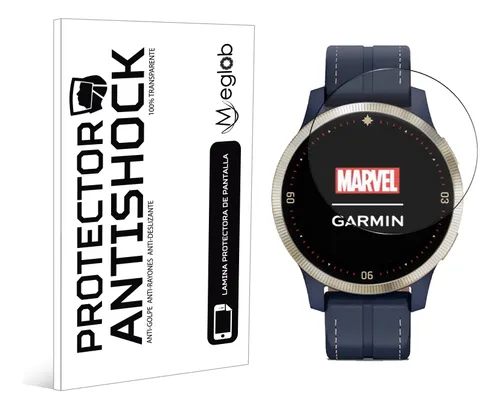 Protector Mica Pantalla Para Garmin Hero Capitana Marvel Cuotas