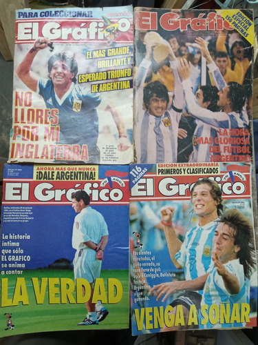Lote De Revistas De Argentina Campeón 78 Y 86 Y Otros 