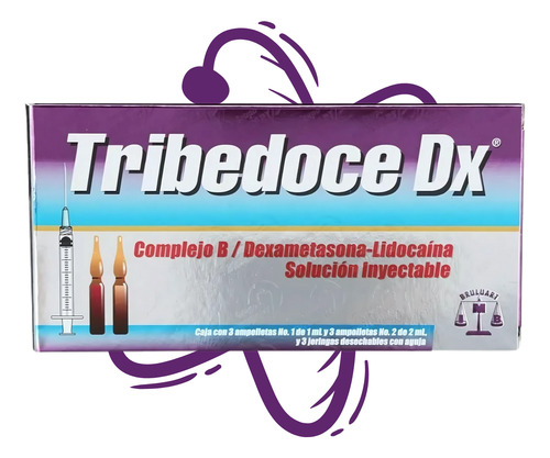 Tribedoce Dx Inyectable - Complejo B,lidocaina, Dexametasona