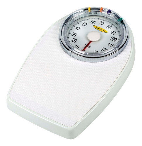 Báscula mecánica Noval DT-602 blanca, hasta 130 kg