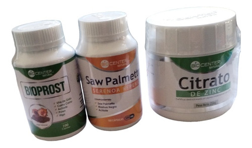 Trio Próstata Saw Palmetto Citrato De Zinc Bioprost Biocente