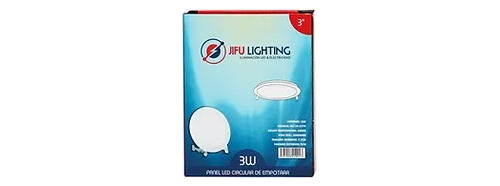 Panel Led Circular De Empotrar 3  3w Jifu Lighting