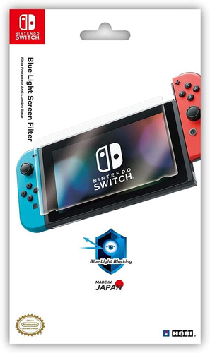 Filtro De Pantalla Hori Nintendo Switch Blue Light Azul