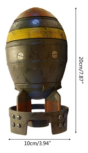 Mini Caja De Almacenamiento De Bomba Nuclear, Figura De Resi