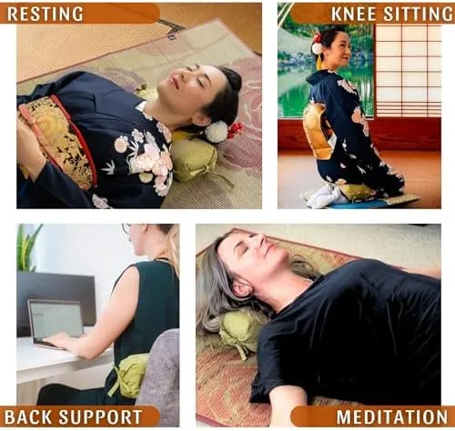 Edo-iro Almohada Japonesa Para El Cuello ' 3 Alturas Para '