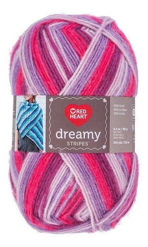 Estambre Multicolor Dreamy Stripes Red Heart Coats