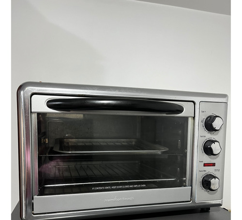 Horno De Mesa Eléctrico Hamilton Beach 31104 28l Negro 120v